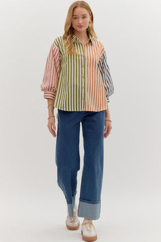 Destiny Multi Stripe Top