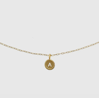 Waterproof Sealed With Love Initial Necklace