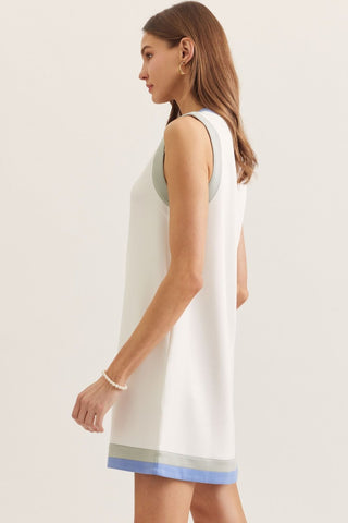 Mireille Off White Shift Dress