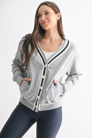 Gweneth Grey Cardigan