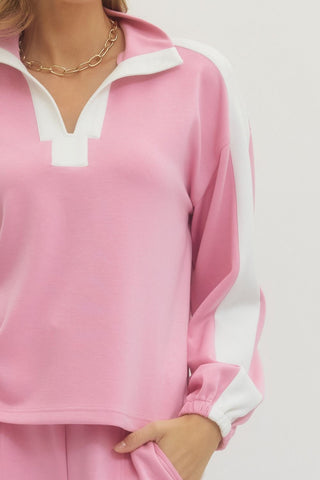 Cassidy Pink Pullover