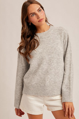 Corinna Grey Sweater