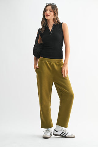 Lila Black Tank Top
