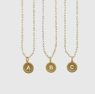 Waterproof Sealed With Love Initial Necklace