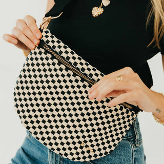 Westlyn Black Checkered Bag
