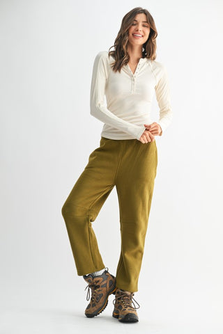 Quinn Wheat Ribbed Top