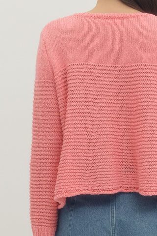Maggie Coral Pink Sweater