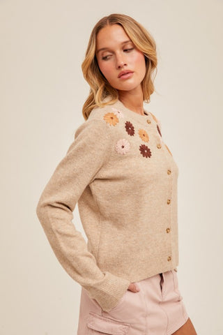 Teri Beige Cardigan