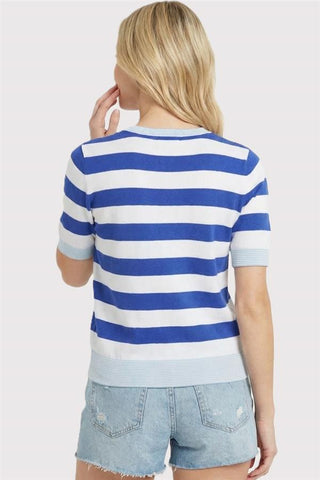 Kendra Royal Stripe Top