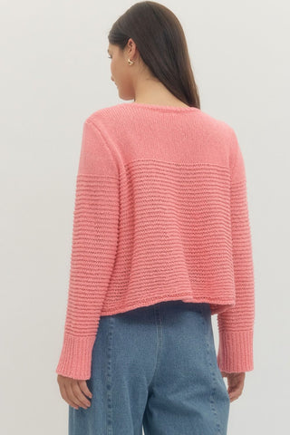 Maggie Coral Pink Sweater