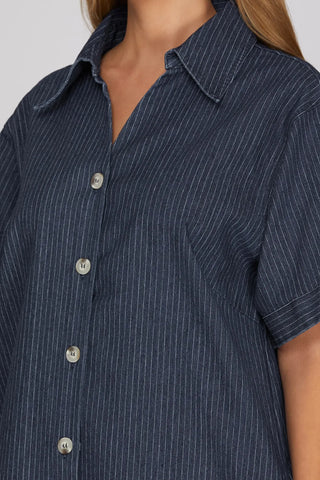 Willow Denim Button Down Dress