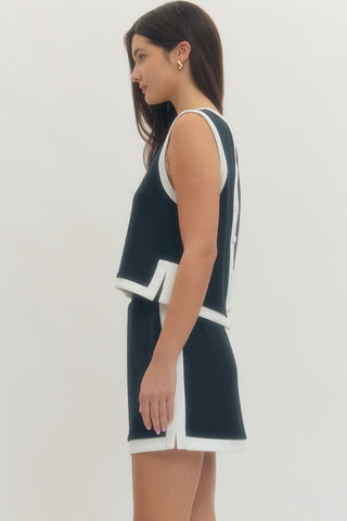 Jocelyn Navy Top