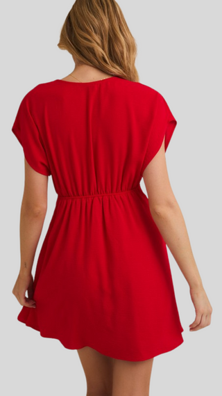 Emily Red Knot Dress