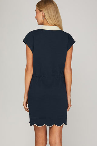 navy blue scuba dress Buy Friends Like These Navy Blue Chiffon Scuba Sequin Trim Midi Dress from Next USA