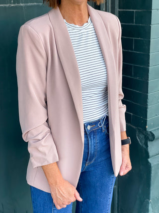 Chyanne Taupe Blazer