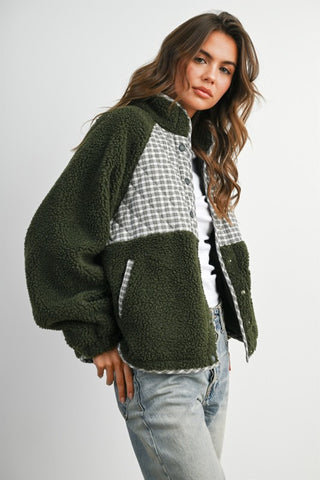 Renee Green Sherpa Jacket
