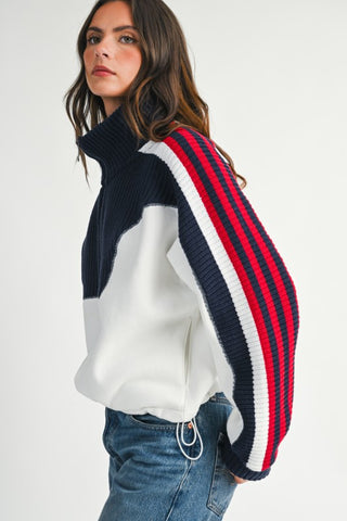 Hunter White Varsity Pullover