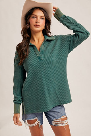 Melanie Green Thermal Top