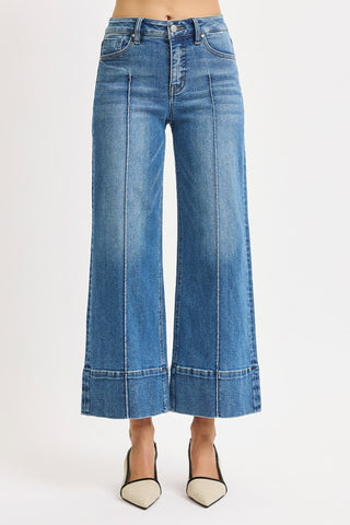 Jaycee Midrise Crop Denim