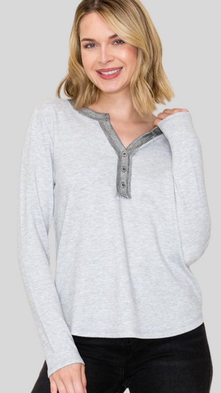 Sally Olive Knit Top