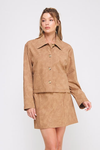 Solana Vegan Leather Jacket