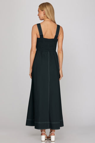 Ivy Navy Midi Dress