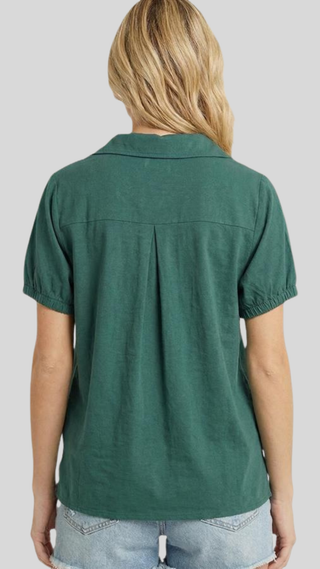 Beth Hunter Green Top
