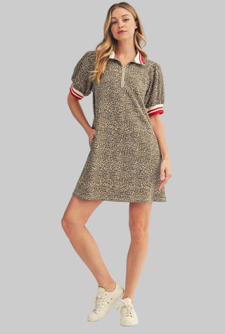 Steph Animal Print Dress
