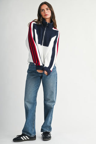 Hunter White Varsity Pullover