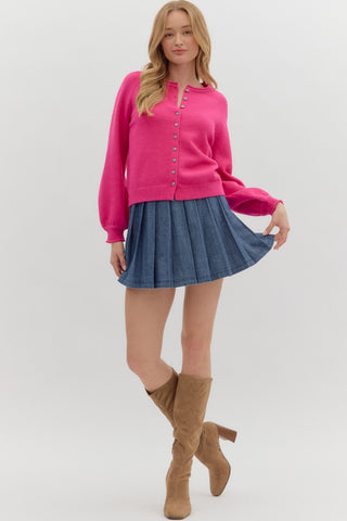 Juliette Pink Cardigan
