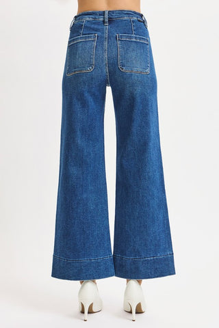 Camila Dark Patch Pocket Jeans