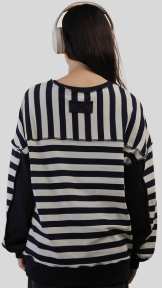 Annie Navy Stripe Pullover