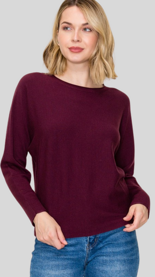 Morgan Plum Sweater