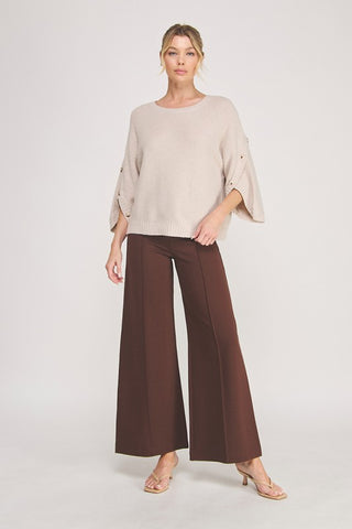 Alyssa Latte Sweater