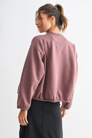Rosa Plum Jacket