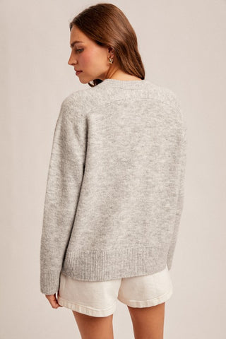 Corinna Grey Sweater