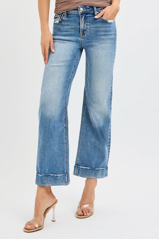 Taylor Crop Straight Denim