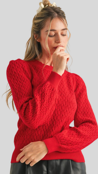 Autumn Red Sweater