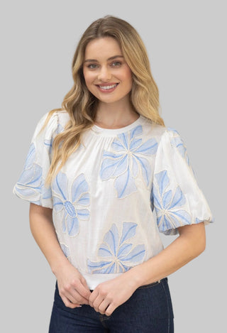 Ivy Cream Floral Top