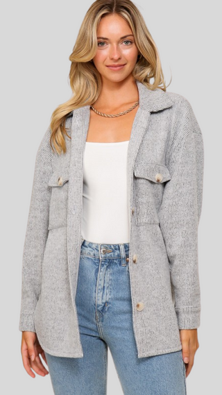 Harper Grey Shacket