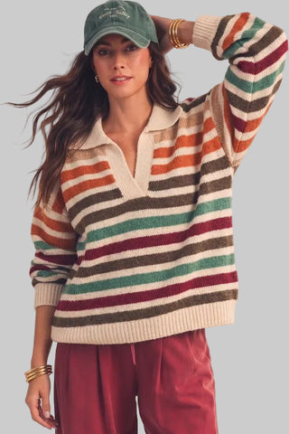 Sam Multi Stripe Sweater