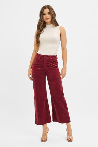 Mirabelle Wine Corduroy Pant