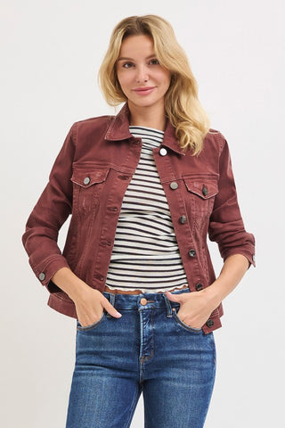 Tatum Chocolate Vintage Washed Jacket