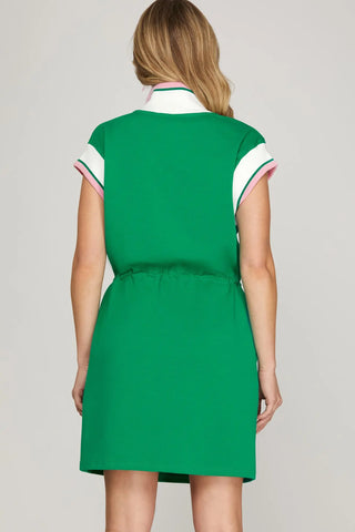Britta Green Dress