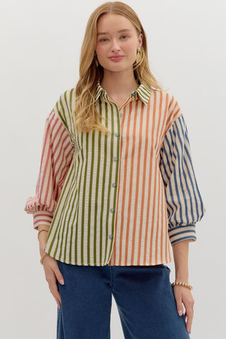 Destiny Multi Stripe Top