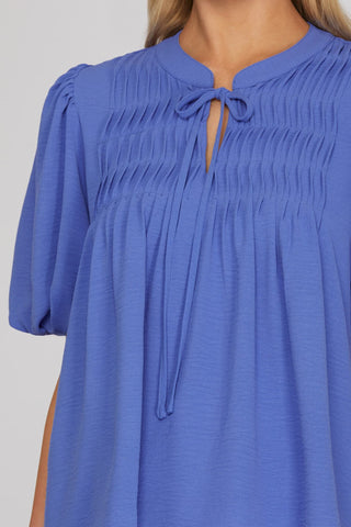 Molly Blue Smocked Top