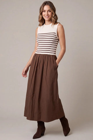 Sally Brown/Cream Dress