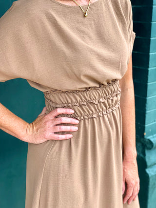 Paityn Mocha Midi Dress