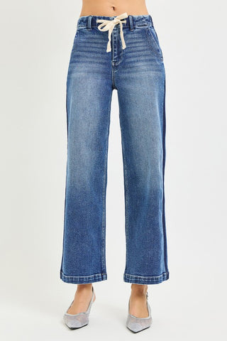 Evie Drawstring Side Stripe Crop