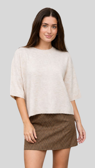 Jill Oatmeal Sweater